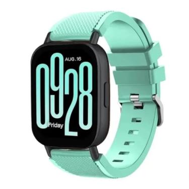 Imagem de Pulseira esportiva de silicone para Redmi Watch 3 Active, acessórios de relógio inteligente, cinto de substituição (mint green)