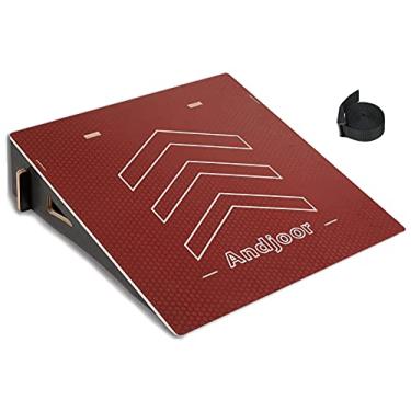 Imagem de Andjoor Rampa de skate, rampa de bicicleta, rampa de patinação, rampa de controle remoto, rampa de BMX, rampa de carro, rampas de bicicleta para crianças pulando, acessórios de skate para meninos e meninas com rampas e saltos de skate