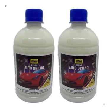 Imagem de Kit 2 Cera Liquida Carnaúba Automotiva 500ml