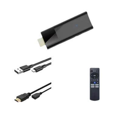 Imagem de Stick De TV Android Quad Core HDR10 WiFi 24G 5G, Dispositivo De Stream