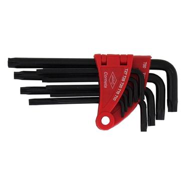 Imagem de Jogo De Chave Torx Curta 9 Peças Corneta 3125051