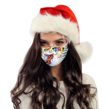 Imagem de Máscara impressa de Natal descartável universal adulto de alta qualida