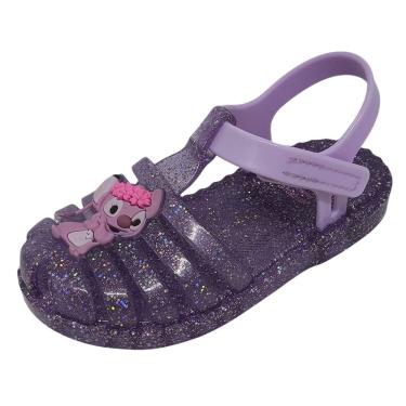 Imagem de Sandalia Infantil Menina Conforto Leve Stitch Duo Disney