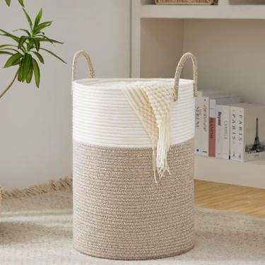 Imagem de Cesto de roupa suja YOUDENOVA Cotton Rope 72L Brown