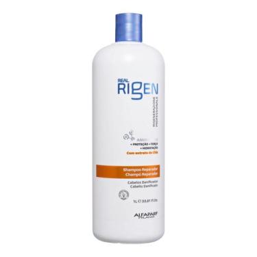 Imagem de Kit Alfaparf Milano Real Rigen Reparador - Shampoo 1L + Condicionador 
