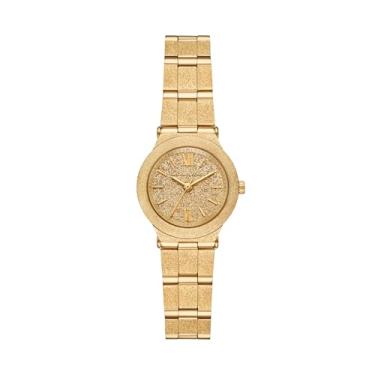 Imagem de Michael Kors Relógio feminino Billie com três ponteiros em aço inoxidável dourado (modelo: MK7554)