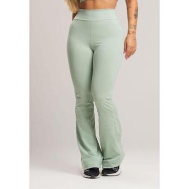 Imagem de Calça Feminina Flare Pantalona Suplex Cintura Alta Mvb Modas-Feminino
