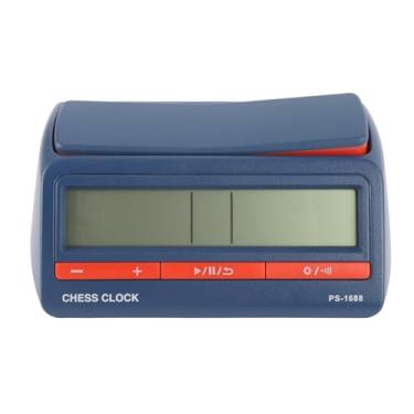 Imagem de RiToEasysports Timer de Relógio Profissional de Xadrez, Tela Grande, Timer Digital de Jogador Duplo, Tela LCD de Grandes Dimensões, Companheiro Portátil de Jogo de Tabuleiro Com o Modo de Torneio de