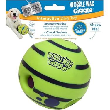 Imagem de WWG Brinquedo Interativo para Cães Durável e sem Pilhas com Ruídos de Riso