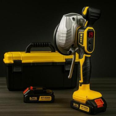 Imagem de Assentador Piso Porcelanato Azulejo Ventosa 2 Bateria Maleta - RR CASA