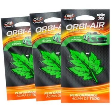 Imagem de Kit 3 Aromatizantes Retrovisor Orbi Ponant: Transforme seu carro! - Or