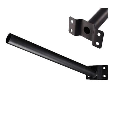 Imagem de Suporte Barra Luminaria Solar Aço Pintura Eletrostatica Parede Poste Rua Segurança Iluminaçao Quinta