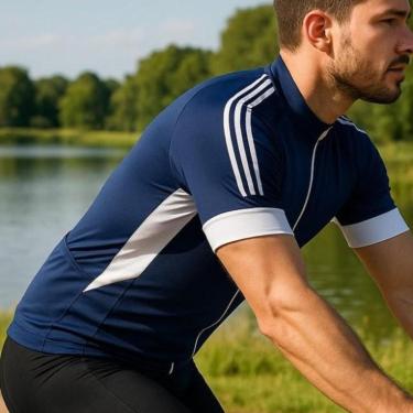 Imagem de Kit 2 Camisas de Ciclismo Masculinas MTB & Speed Dry com Proteção UV | DA Modas-Masculino