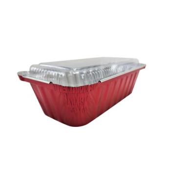 Imagem de Formas de pão descartáveis KitchenDance Coloridas de 1 kg (2,2 lb) com