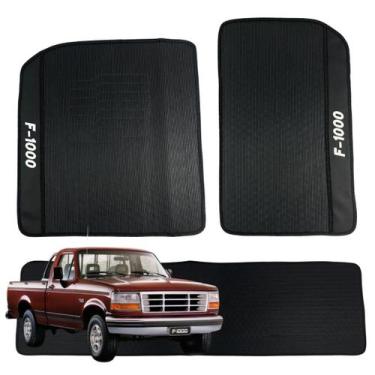 Imagem de Tapete Emborrachado Para F1000 Cabine Dupla 1979 1980 1981 1982 a 1998