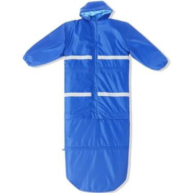 Imagem de Macarrie Saco de dormir de emergência para equipamentos de sobrevivência e suprimentos saco de dormir impermeável Oxford wearable saco de dormir para equipamentos de acampamento, caminhadas, sacos de