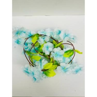 Imagem de Corrente de Flor Cerejeira Artificial 2m para Decoração Trepadeira Floral para Festa Casamento e Jardim Guirlanda Decorativa Rosa (Tiffany cerejeira)