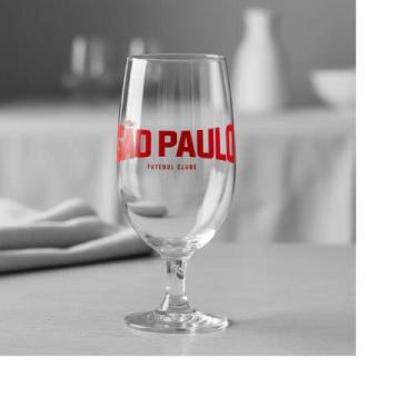 Imagem de Taça vidro times 300ml - são paulo - brasfoot
