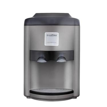 Imagem de PURIFICADOR DE ÁGUA GELADA E QUENTE POR COMPRESSOR LATINA XPA375 TITANIUM BRANCO COM PRATA (Cinza, 127v)