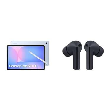 Imagem de Tablet Samsung Galaxy Tab S10 FE + Samsung Galaxy Buds3 FE, Fone de Ouvido sem Fio, Cancelamento Ativo de Ruído, Galaxy AI