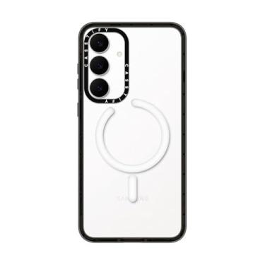 Imagem de CASETiFY Capa magnética de impacto para Galaxy Z Fold 7 [não amarela/1,2 m. 1X proteção contra quedas de nível militar/magnética] - transparente