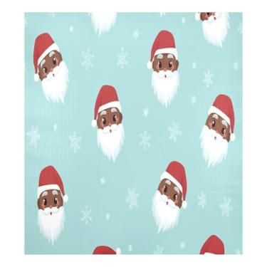 Imagem de Blueangle Capa magnética de Papai Noel de desenho animado, capa frontal para lava-louças, decalques de armário doméstico, adesivos de eletrodomésticos, 58 cm C x 66 cm adesivo magnético decorativo