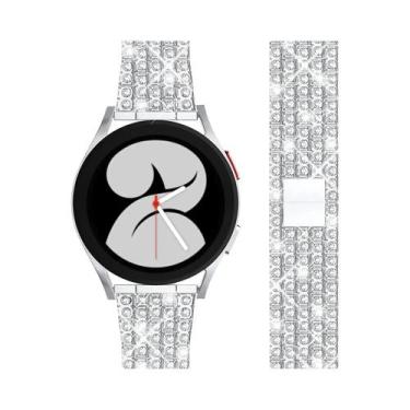 Imagem de Pulseira De Metal Com Faixa De Diamante De 20mm 22mm Para Samsung Gala