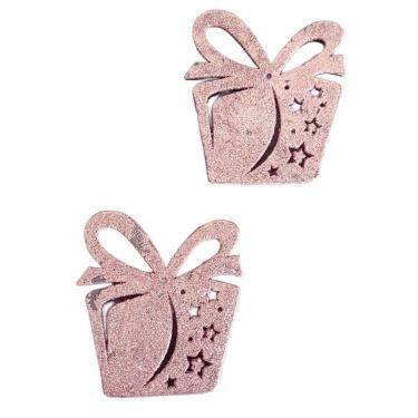 Imagem de Kit Enfeite Natal 10 Cm Wincy 2 Presentes Em Glitter