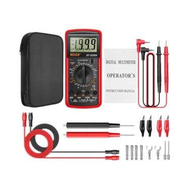 Imagem de Multímetro Digital Profissional ANENG Para Teste De Tensão AC/DC, Corr