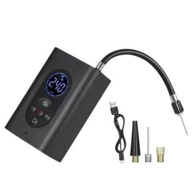 Imagem de Calibrador Compressor Digital Pneu Carro Moto Bike Sem Fio