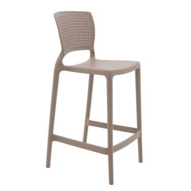 Imagem de Cadeira Tramontina Safira Alta Residência Em Polipropileno E Fibra De Vidro Camurça 92128210