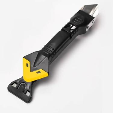 Imagem de Espátula Multifuncional Removedora 3 em 1 Para Remoção De Resíduos Raspagem Aplicação De Silicone Acabamento Aplicação De Vedação Raspagem E Aplicação De Silicone Com Lâminas Removíveis
