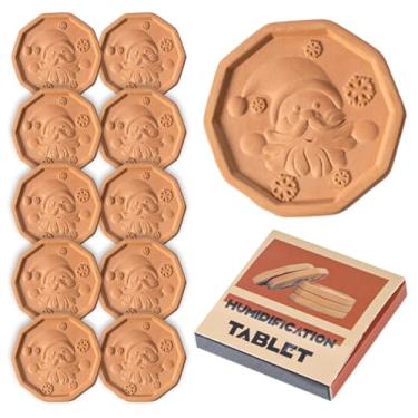 Imagem de Dynaeuty 10 peças de protetor de açúcar mascavo terracota, amaciante de açúcar mascavo, vários usos para recipientes de armazenamento de alimentos, reutilizável e mantém os açúcares macios e secos