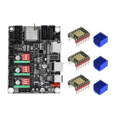 Imagem de Compatível com a placa-mãe Makerbase MKS DLC32 V2.1 de 32 bits - Controlador Wi-Fi offline com tela sensível ao toque TFT TS24/TS35-R para máquina de gravação a laser.(Package 2)