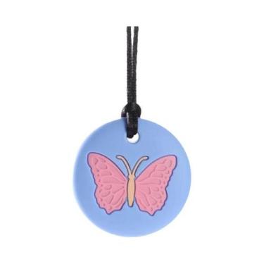 Imagem de Colar De Silicone Em Forma De Borboleta Para Crianças Com Autismo E TD