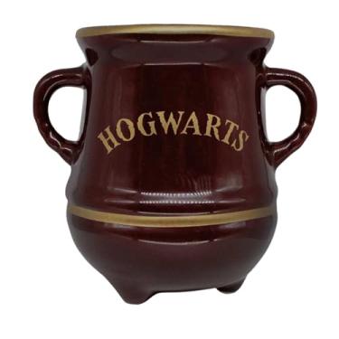 Imagem de Zonacriativa - Caneca Formato 3D Poção Hogwarts dourada 350ml | Cerâmica, ideal para carregar as poções mais refrescantes e surpreender bruxos e trouxas