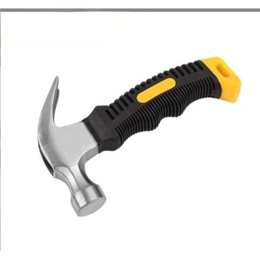Imagem de Martelo de chifre de ovelha portátil pequeno de 15,8 cm específico para levantamento de unhas e martelo de ferro para puxar unhas, escolha ideal para conserto de carros e marcenaria