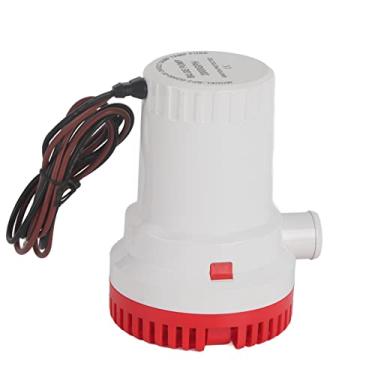 Imagem de Cryfokt Bomba de Esgoto Submersível 2000 GPH Silenciosa e Durável para Piscina Marinha de Barco RV 5,98 X 5,08 X 4,25 pol. (24 V)