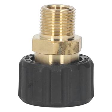 Imagem de Peças de reposição de 5000PSI para arruelas elétricas, desempenho superior (macho G3/8 para fêmea M22 14 mm) Conector de mangueira de lavadora de pressão versátil nan Equipamento geral