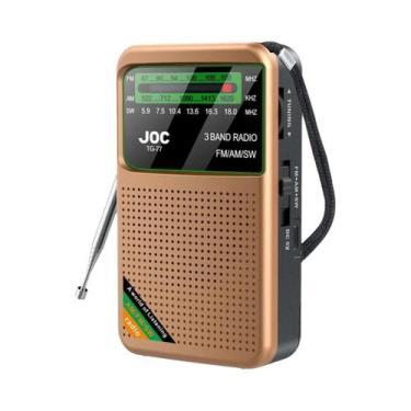 Imagem de Rádio Portátil Recarregável FM AM SW Com Alto-falante Integrado Para C