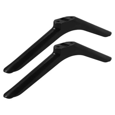 Imagem de VELORE Pernas de suporte universal com parafusos, pés de substituição, Smart TVs, base de mesa, suporte de pernas, suporte de pedestal, perna de montagem para Livin