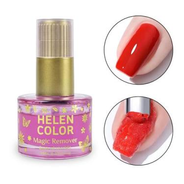 Imagem de Magic Remover 16ml Helen Color Removedor De Esmalte Gel Uv Manicure Na