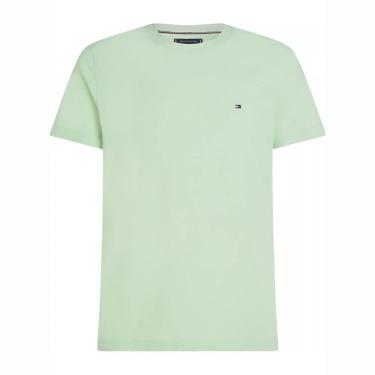 Imagem de Camiseta Tommy Hilfiger Stretch Slim Fit Tee Amarela-Masculino