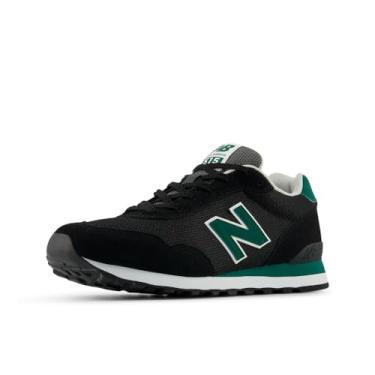 Imagem de New Balance Tênis masculino 515 V3, Preto/Verde, 39
