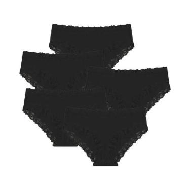 Imagem de Conjunto De Calcinhas De Renda Sexy Para Mulheres, Floral, Baixa Cintu