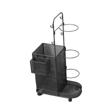 Imagem de Qraatosi Suporte Vertical para Armazenamento de Bolas de Voleibol, com Rodas Giratórias E Rolo de Espuma, Ideal para Uso Interno.