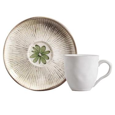 Imagem de Xícara de Chá Bio Evergreen Porto Brasil 170 ml com Pires