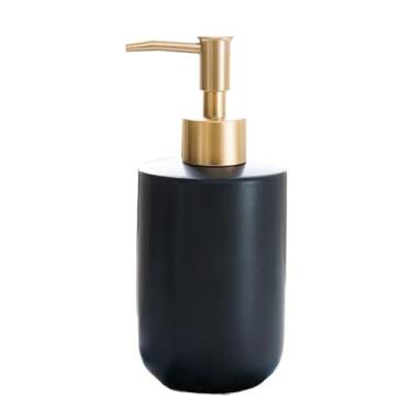 Imagem de Dispensador de sabão líquido para cozinha, simples, dispensador de sabão de banho de cerâmica, gel de banho, xampu, garrafa de água, banheiro, hotel, loção imprensa, dispensador de sabão para banheiro