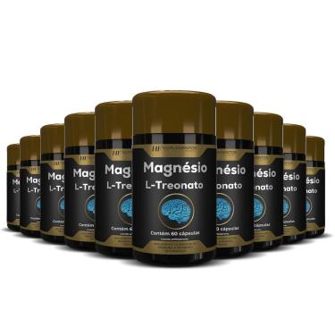 Imagem de 10X MAGNESIO TREONATO 60CAPS HF SUPLEMENTOS-Unissex