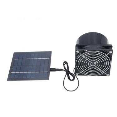 Imagem de Ventilador de Exaustão Movido a Energia Solar Eficiente, Duto de Economia de Energia de 5W Profissional para Galinheiro de Galpão de Sótão